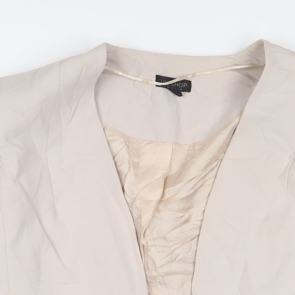 Topshop Womens Pink Jacket Blazer Size 16 - Open