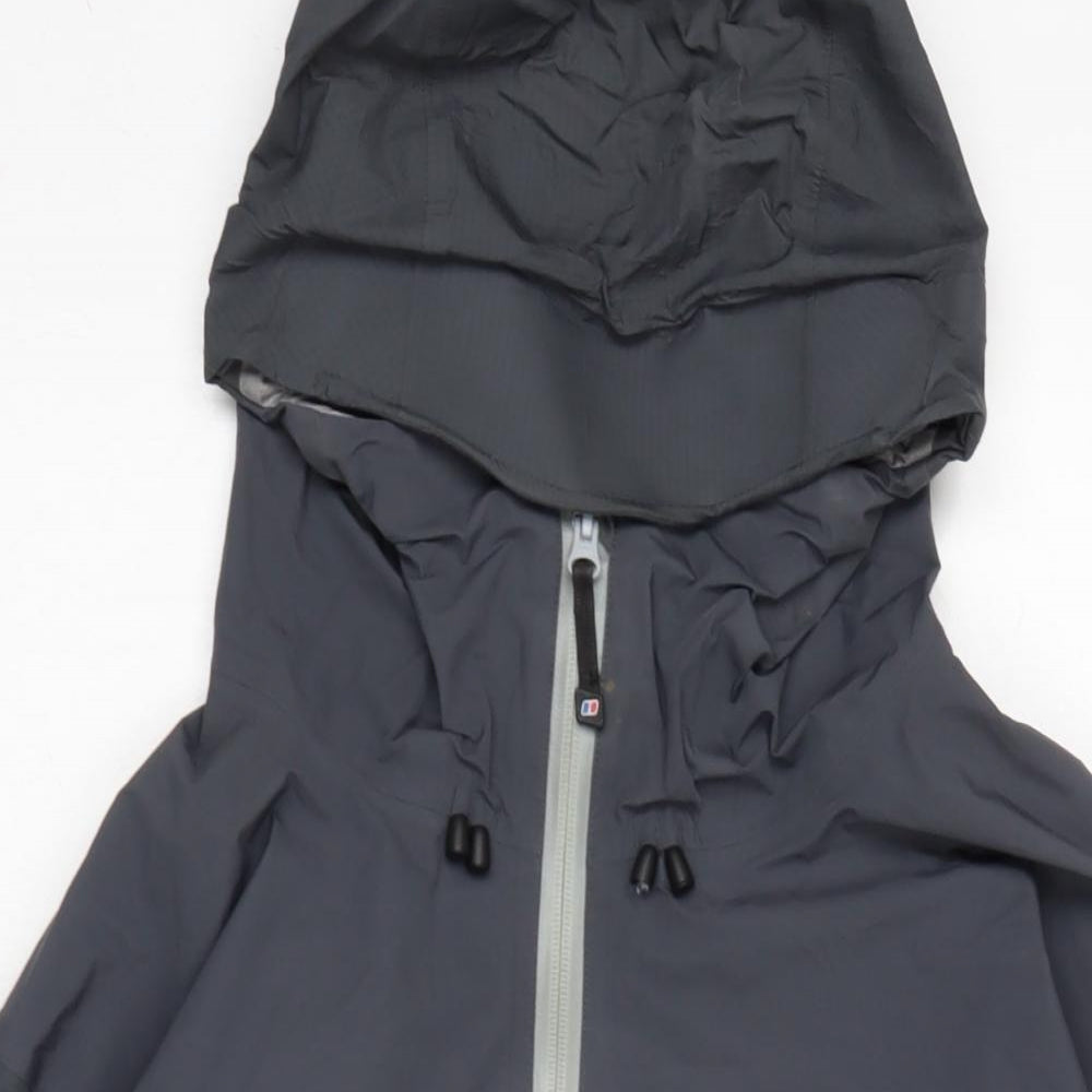 Berghaus Mens Black Anorak Jacket Size L Zip