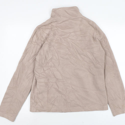 Maine Womens Beige Jacket Size 12 Toggle