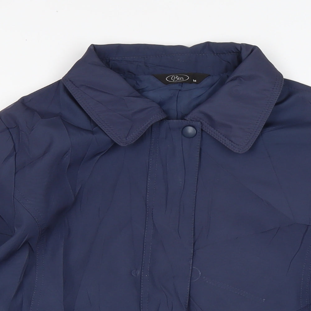 BM Womens Blue Jacket Size 14 Zip