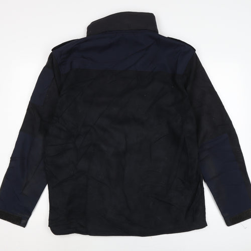 Churchill Mens Black Jacket Size M Tie