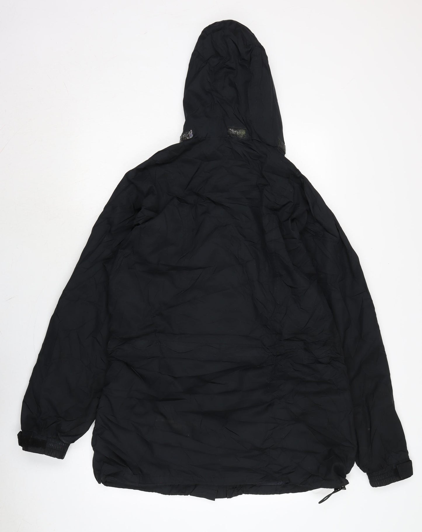 Peter Storm Womens Black Anorak Coat Size 16 Zip