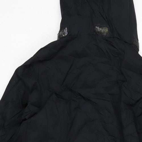 Peter Storm Womens Black Anorak Coat Size 16 Zip