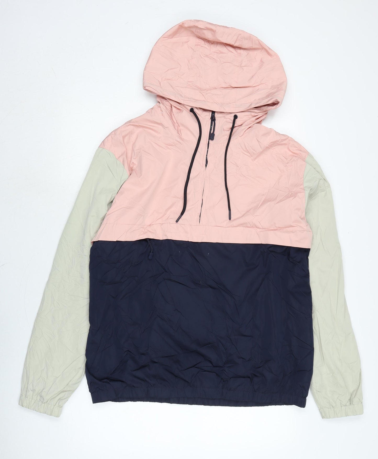 Divided Womens Blue Anorak Jacket Size L Zip