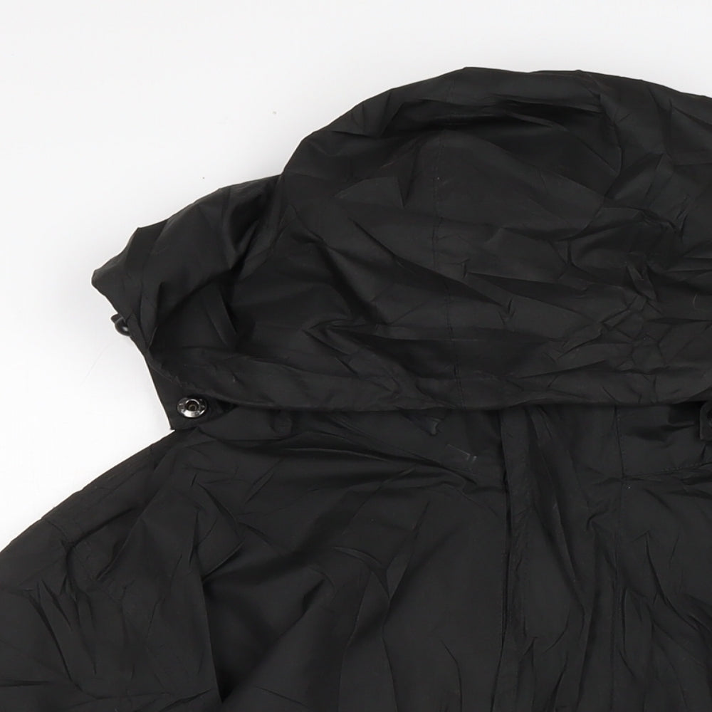 Mountain Warehouse Mens Black Anorak Coat Size M Zip