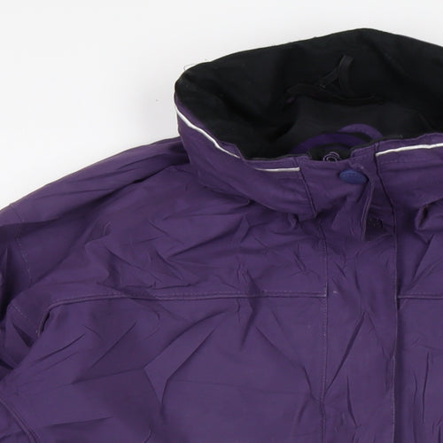 Craghoppers Womens Purple Anorak Coat Size 16 Zip