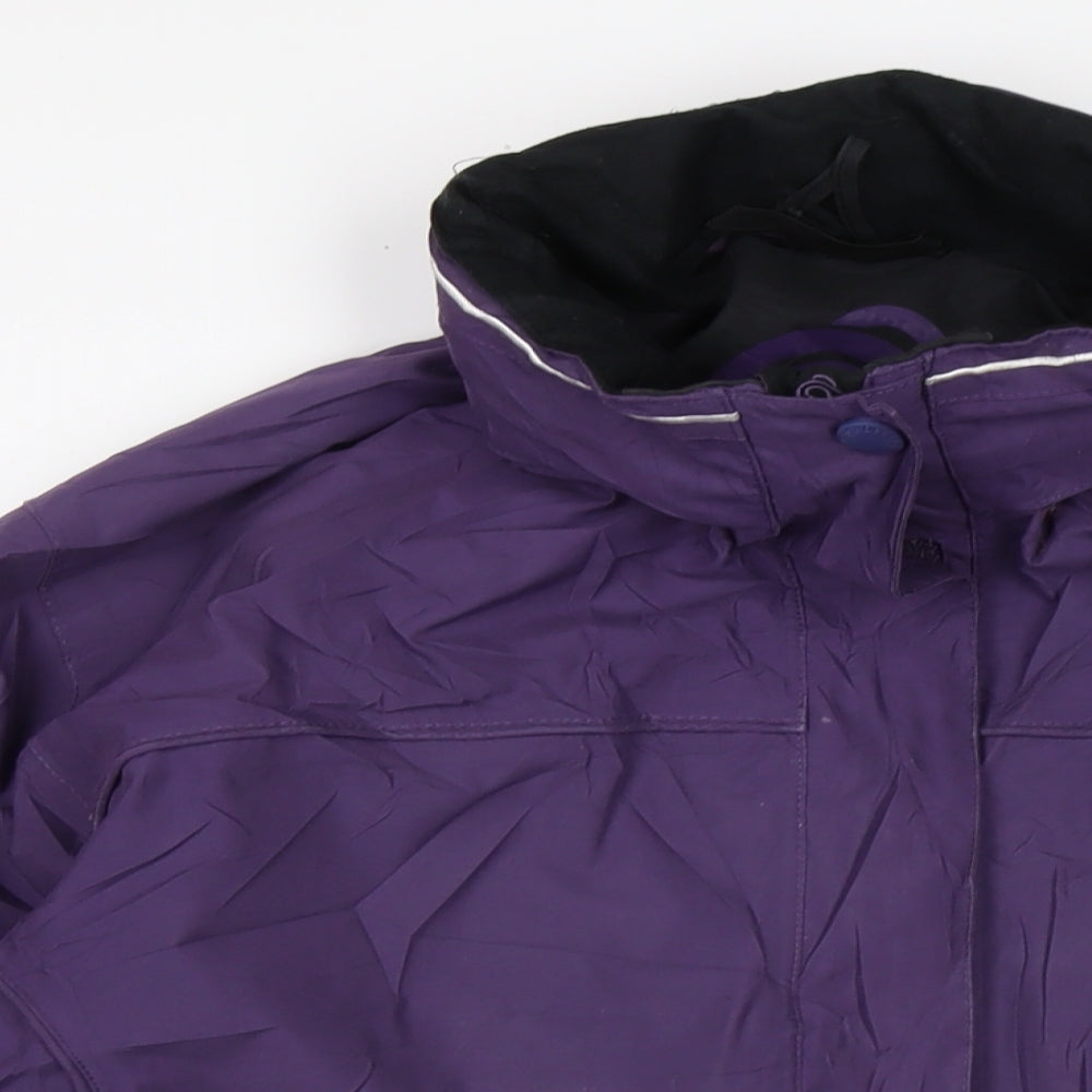 Craghoppers Womens Purple Anorak Coat Size 16 Zip