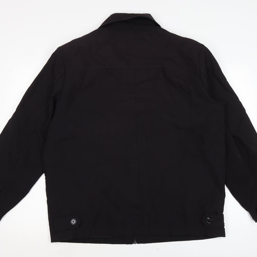 JJ. .Willis Mens Black Jacket Size L Zip