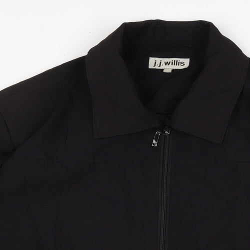 JJ. .Willis Mens Black Jacket Size L Zip