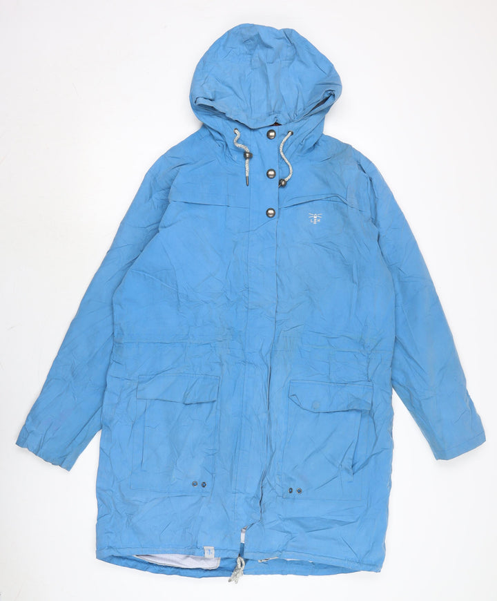 LIGHTHOUSE Womens Blue Anorak Coat Size 16 Zip