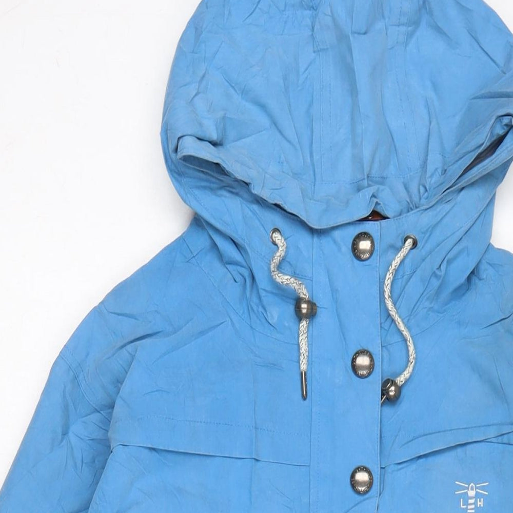 LIGHTHOUSE Womens Blue Anorak Coat Size 16 Zip