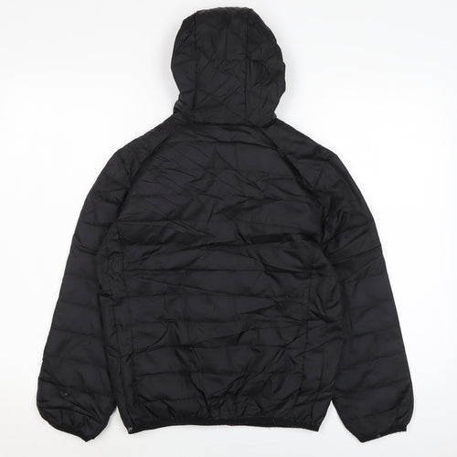 UNSUNGHERO Boys Black Quilted Jacket Size M Zip