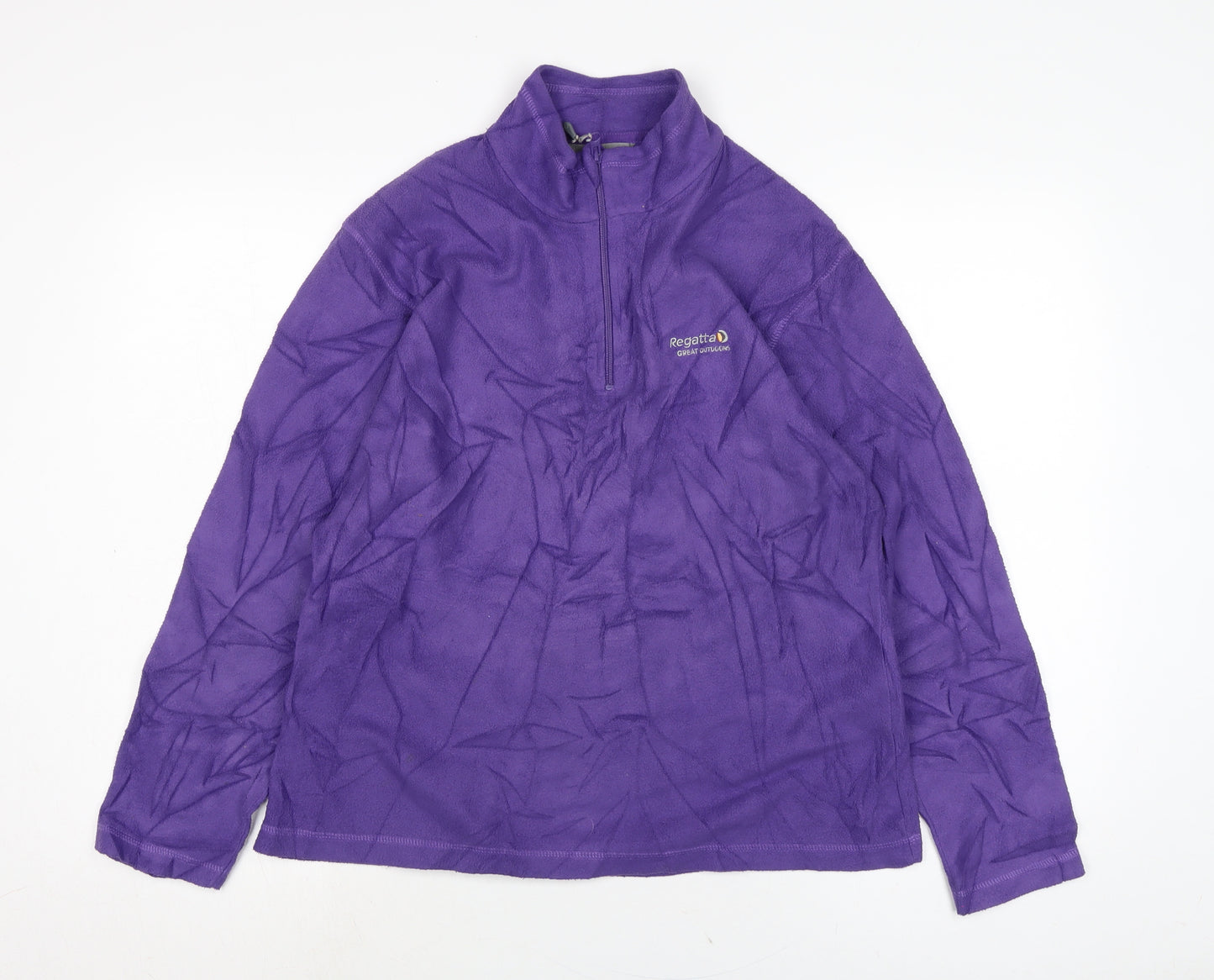 Regatta Womens Purple Polyester Pullover Sweatshirt Size 14