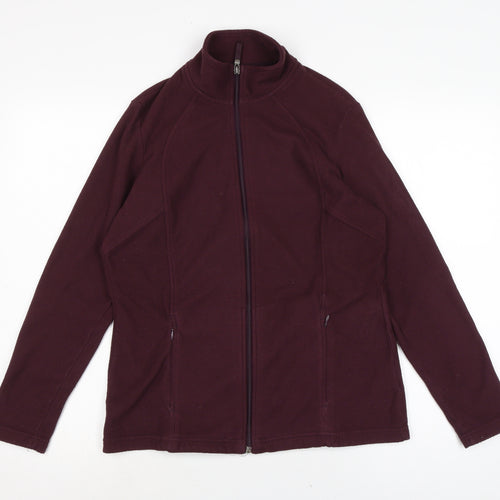 Marks and Spencer Womens Red Jacket Size 12 Zip