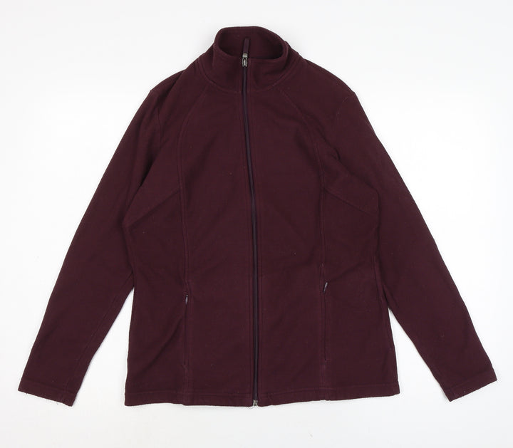 Marks and Spencer Womens Red Jacket Size 12 Zip