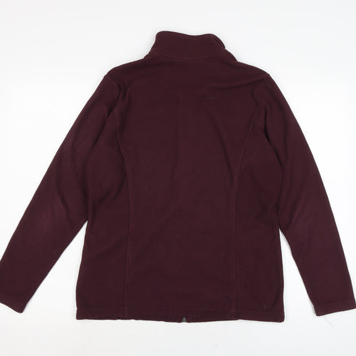 Marks and Spencer Womens Red Jacket Size 12 Zip