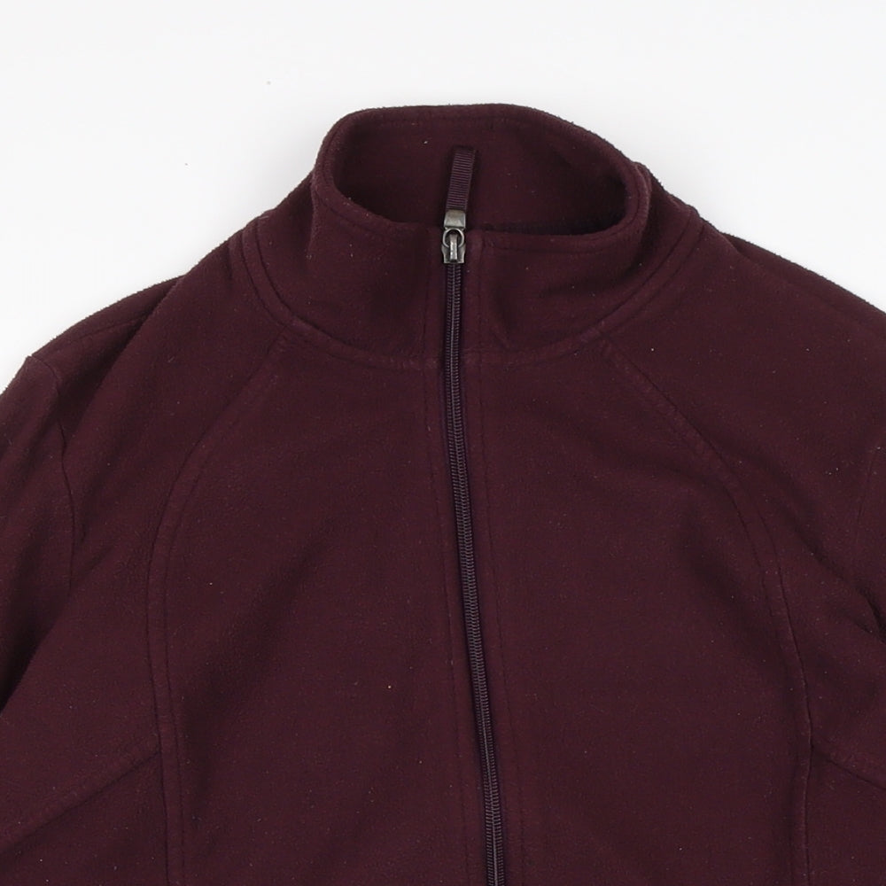 Marks and Spencer Womens Red Jacket Size 12 Zip