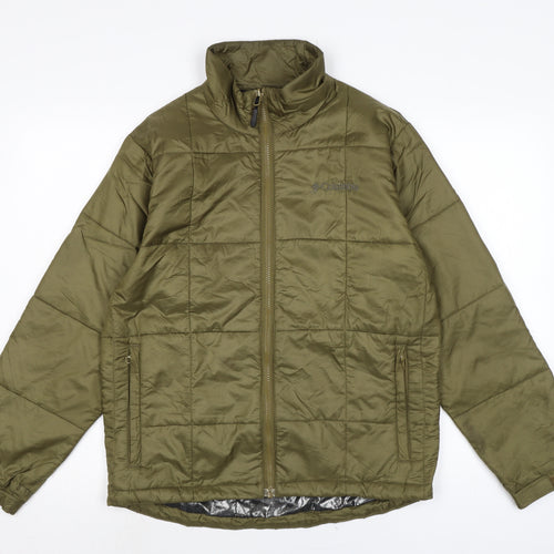 Columbia Mens Green Jacket Size S Zip