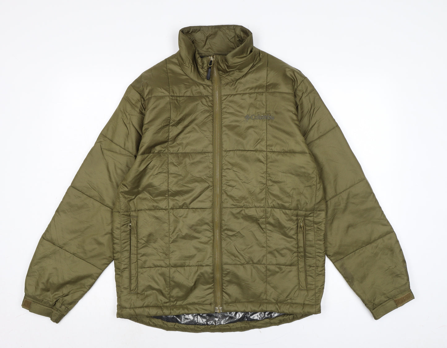 Columbia Mens Green Jacket Size S Zip