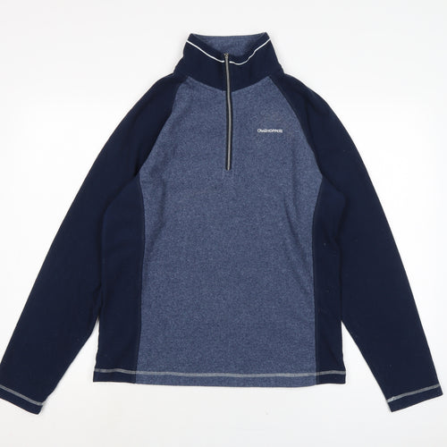 Grasshoppers Womens Blue Polyester Pullover Sweatshirt Size S