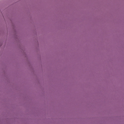 EWM Womens Purple Jacket Size 16 Zip