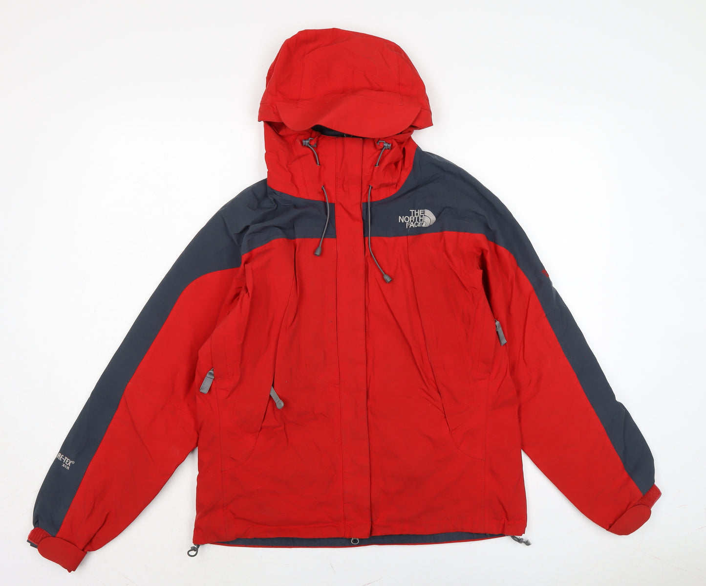 The North Face Womens Red Anorak Jacket Size S Zip