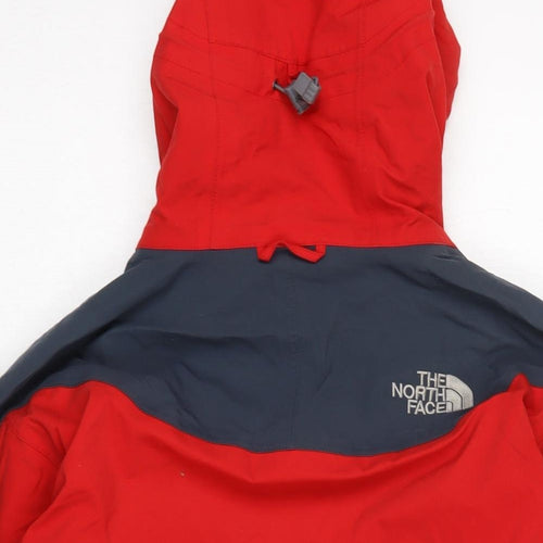 The North Face Womens Red Anorak Jacket Size S Zip