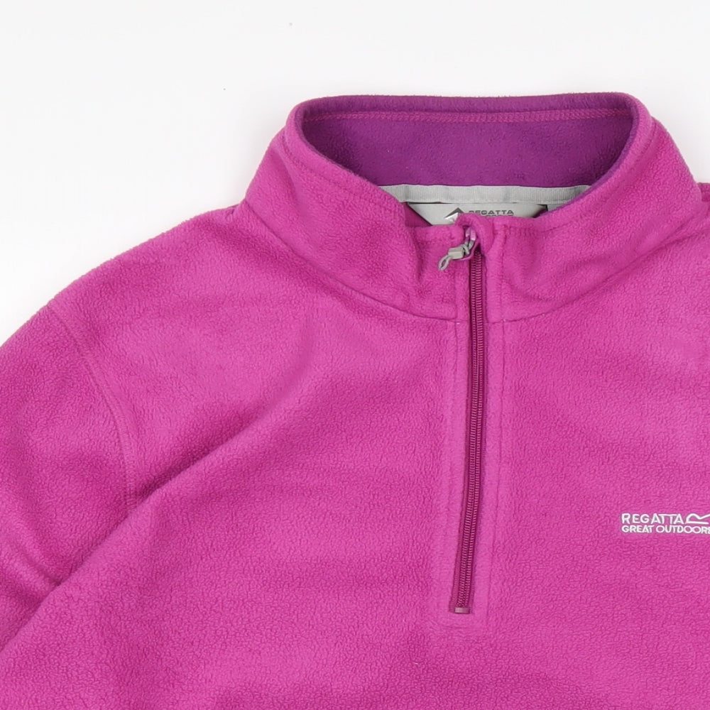 Regatta Womens Purple Polyester Pullover Sweatshirt Size 18