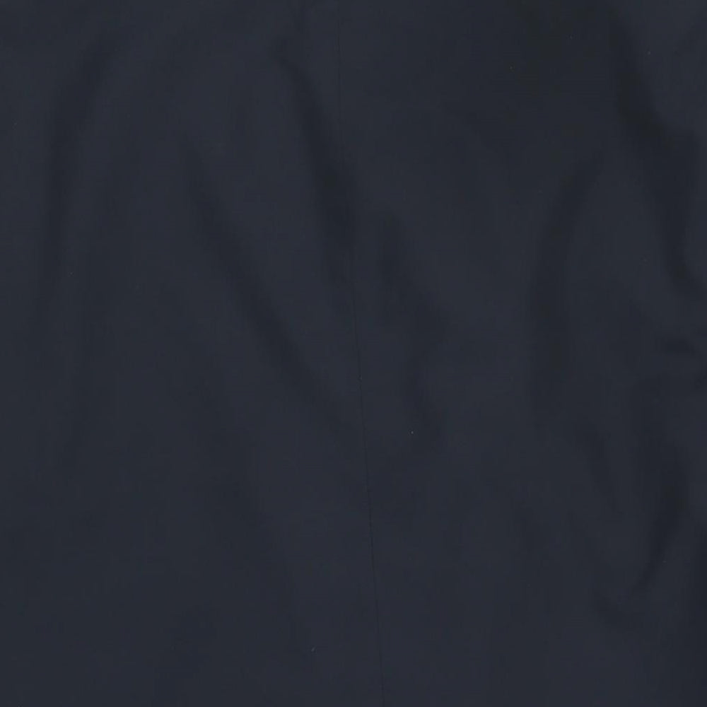 Marks and Spencer Mens Blue Overcoat Coat Size L Button