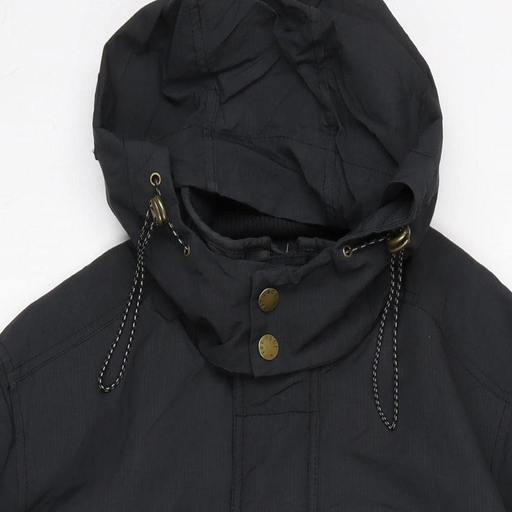 Fat Face Mens Black Anorak Jacket Size S Zip
