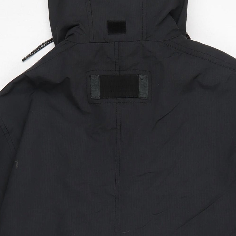 Fat Face Mens Black Anorak Jacket Size S Zip