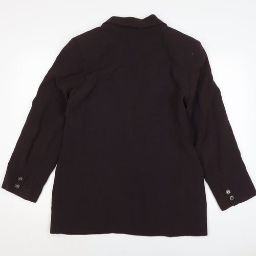 Jaeger Womens Red Jacket Size L Button