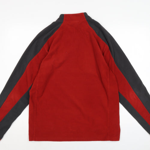 The North Face Mens Red Polyester Pullover Sweatshirt Size M