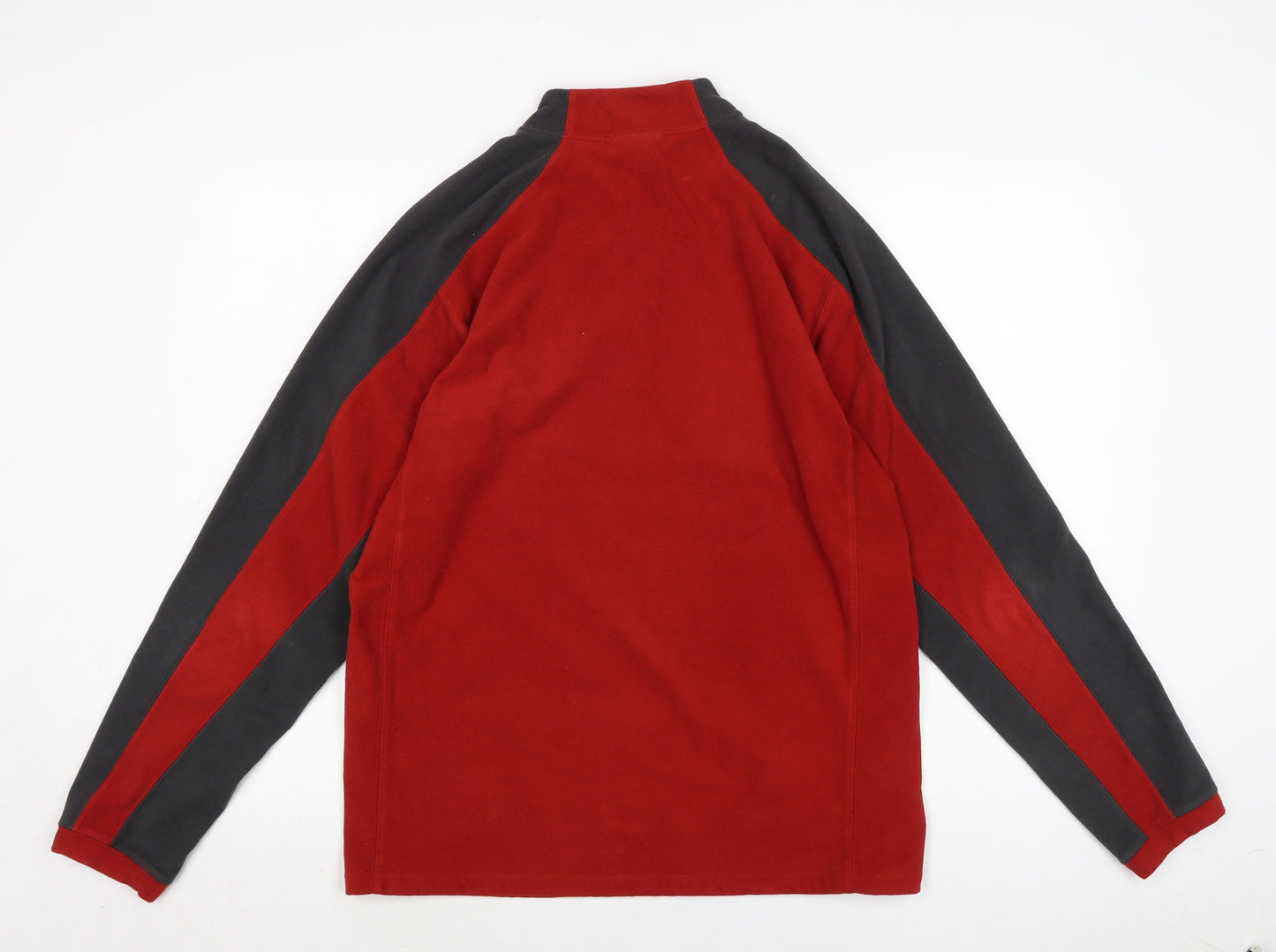 The North Face Mens Red Polyester Pullover Sweatshirt Size M