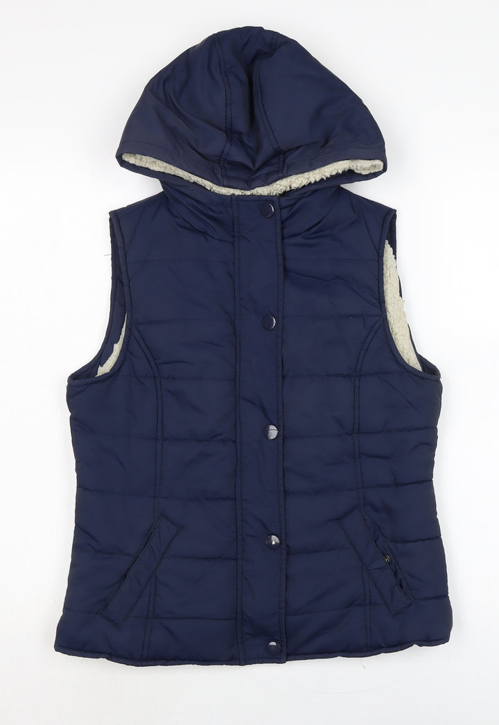 sports performane Womens Blue Gilet Waistcoat Size 10 Zip