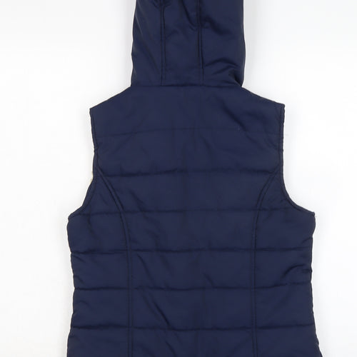 sports performane Womens Blue Gilet Waistcoat Size 10 Zip