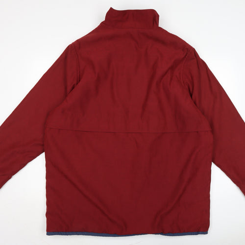 BHS Womens Red Overcoat Coat Size 20 Zip