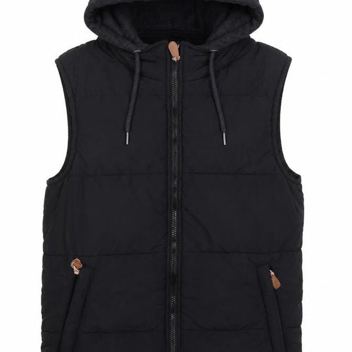 Connor Mens Black Gilet Waistcoat Size M Zip