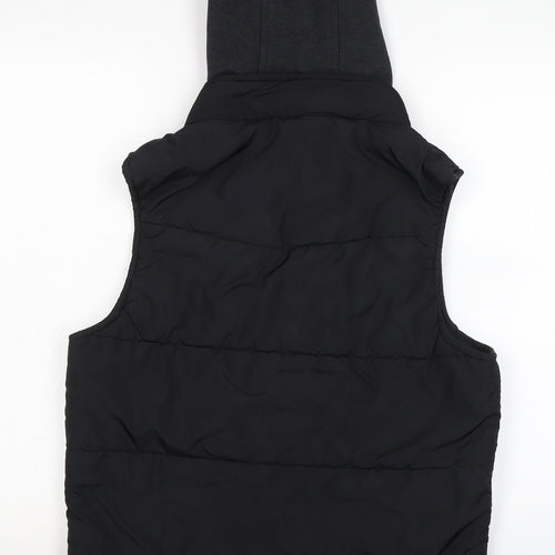 Connor Mens Black Gilet Waistcoat Size M Zip