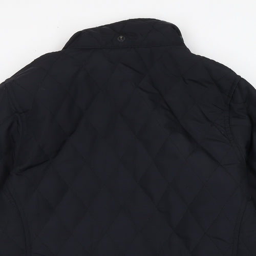 Tresspass Womens Black Quilted Jacket Size S Zip