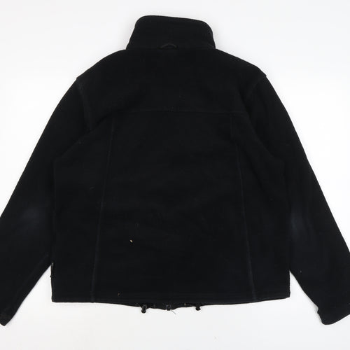 Jack Wolfskin Womens Black Jacket Size 12 Zip