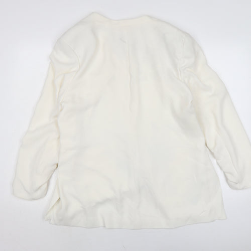 Soon Womens Ivory Jacket Size 20 Button