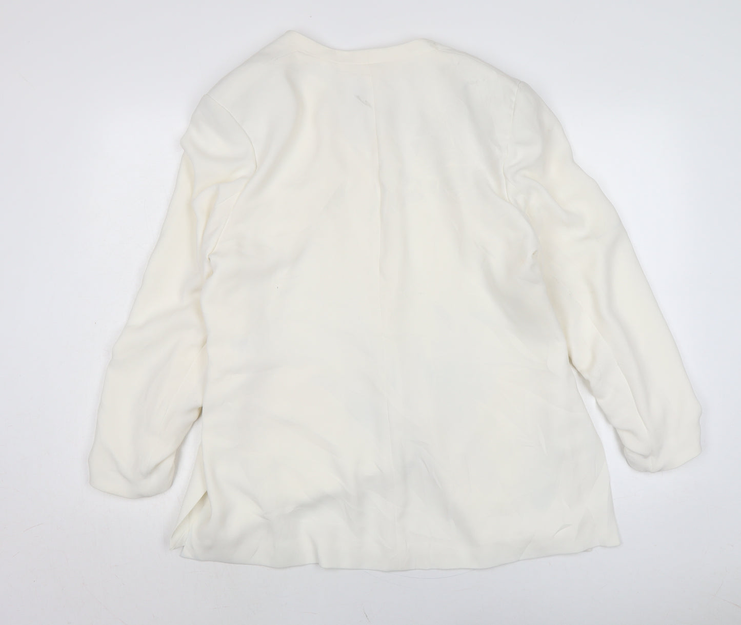 Soon Womens Ivory Jacket Size 20 Button
