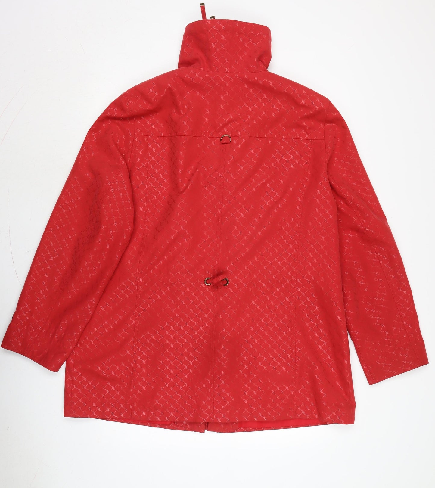 Concept Womens Red Overcoat Coat Size 20 Zip