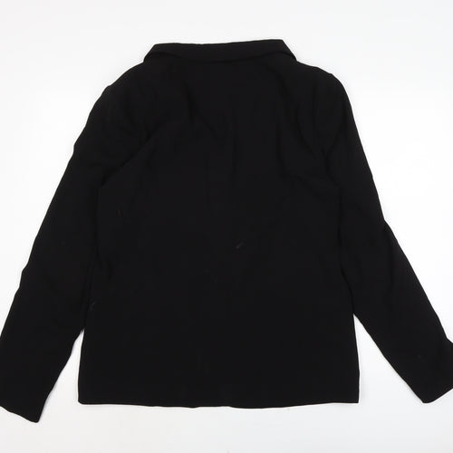 Dorothy Perkins Womens Black Jacket Size 12 Button