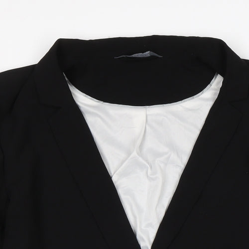 Dorothy Perkins Womens Black Jacket Size 12 Button
