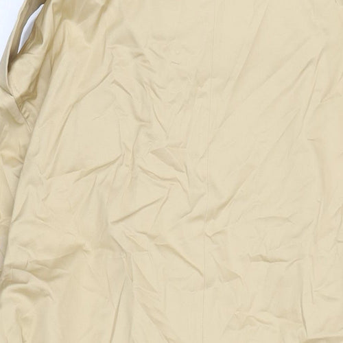 Marks and Spencer Womens Beige Trench Coat Coat Size 14 Button