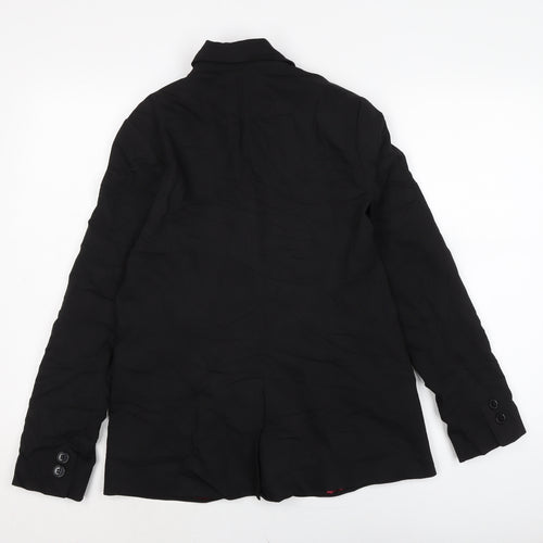 Select Womens Black Jacket Size 10 Button