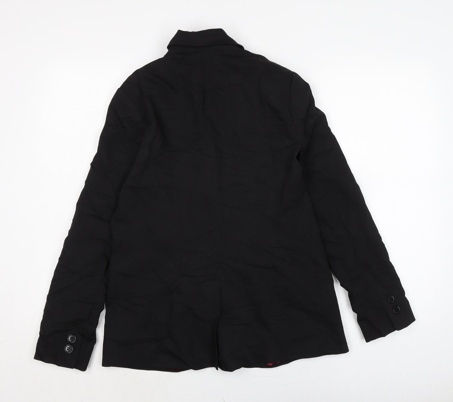 Select Womens Black Jacket Size 10 Button