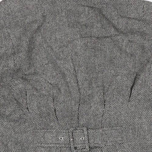 Together Womens Black Jacket Size 12 Button